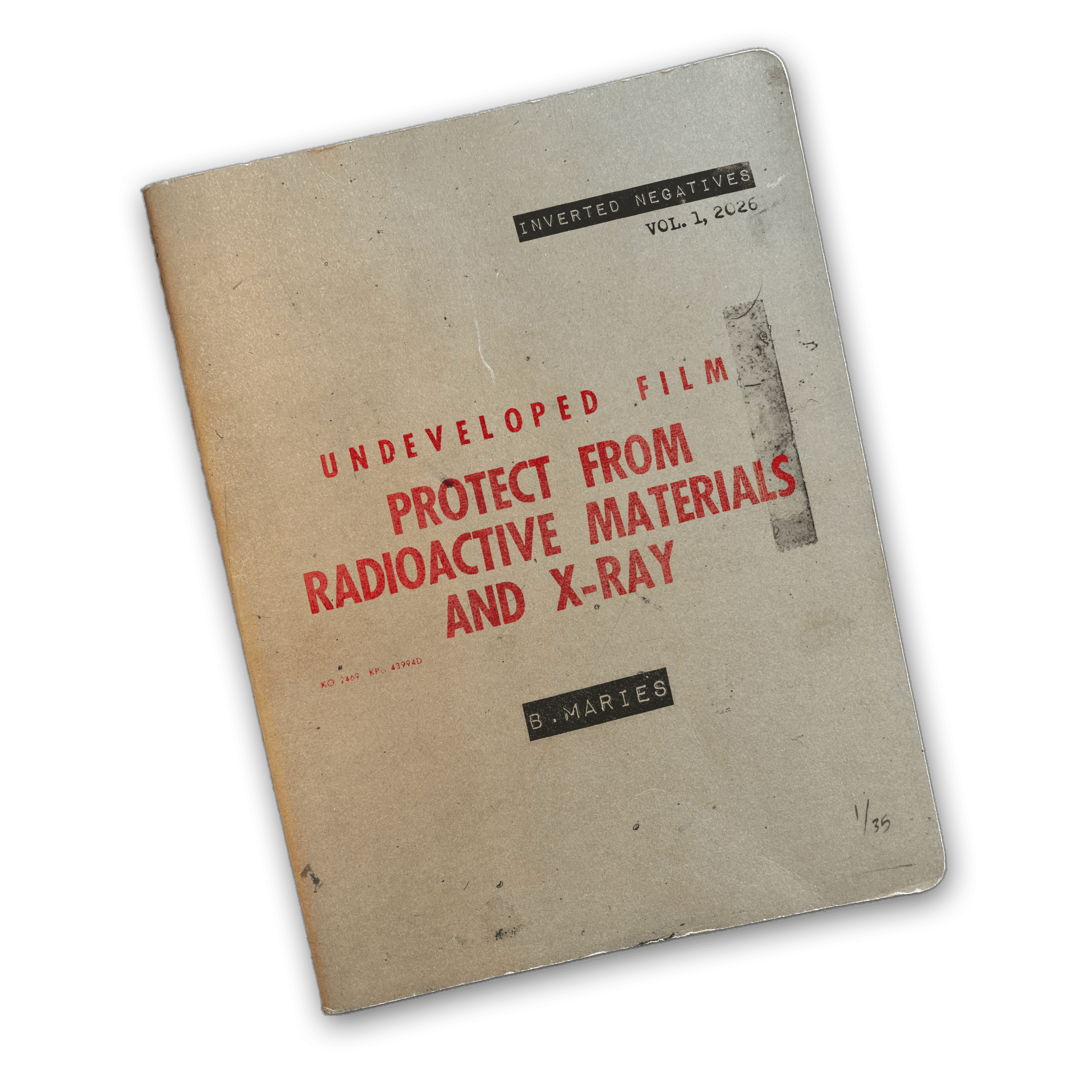 INVERTED NEGATIVES: Vol. 1, cover